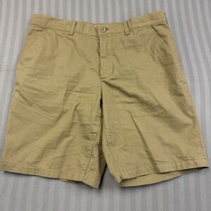 Lacoste Mens Twill Khaki Shorts - Size 36
